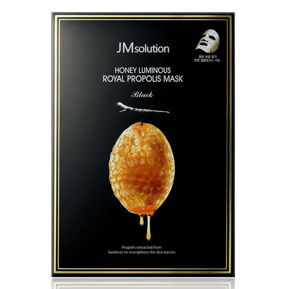 Jm Solution Honey Luminous Royal Propolis Face Mask Sheets 10Ea